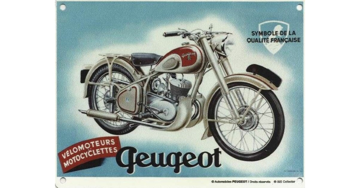 Plaque Murale Métal Moto De Course Superbike, Dimensions 30 X 20 Cm, Neuve, Fabriquée En France